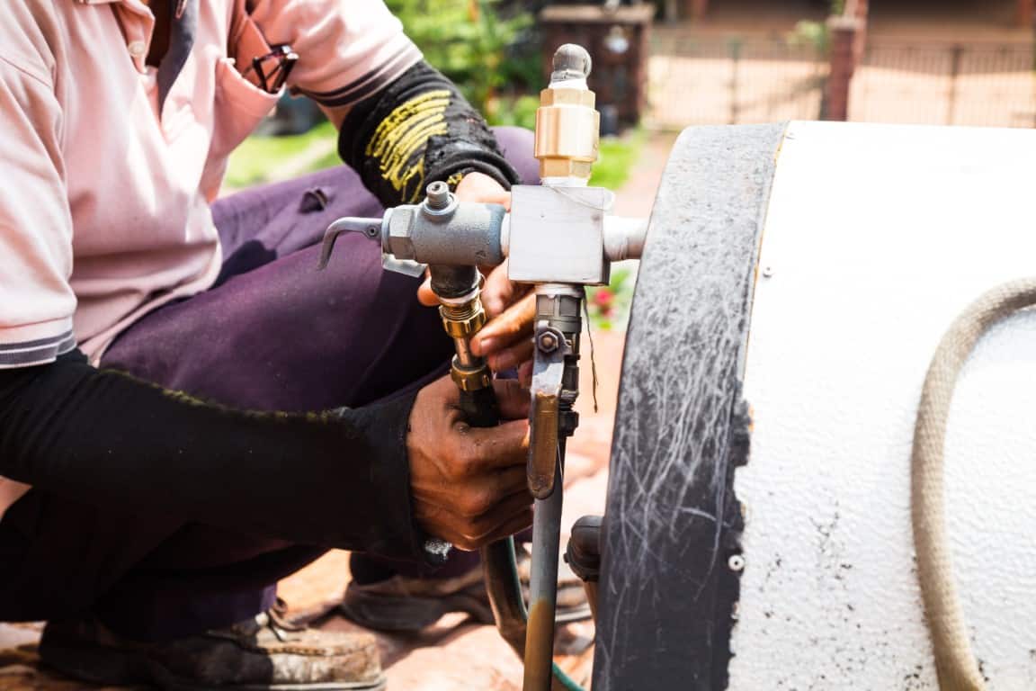Heat pump water heater installation