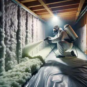 crawlspace spray foam