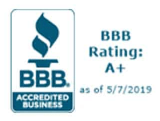 BBB Accredited Business A+ rating seal
